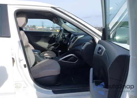 2014 Hyundai Veloster Base W/Gray from USA, damaged, VIN KMHTC6AD0EU199510